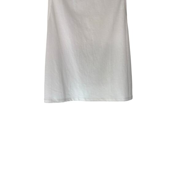 Spanx Tank Top White Basic Casual Sleeveless Workout Gym Lightweight Small - Picture 6 of 11